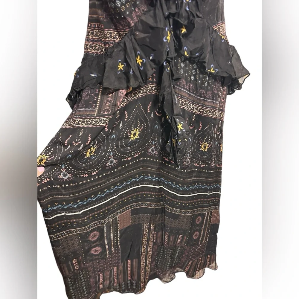 NWT Anthropologie Let Me Be floral maxi with ruffles - Picture 6 of 11